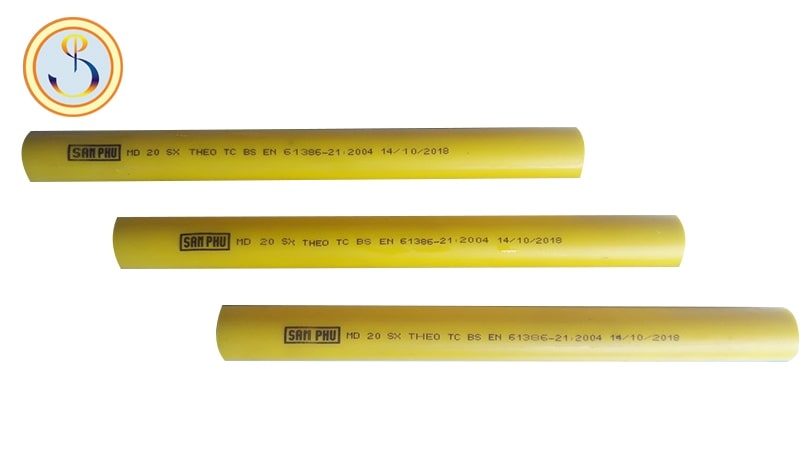 Ống luồn cứng PVC D16 750N_SAM PHÚ (2.92m/Cây)