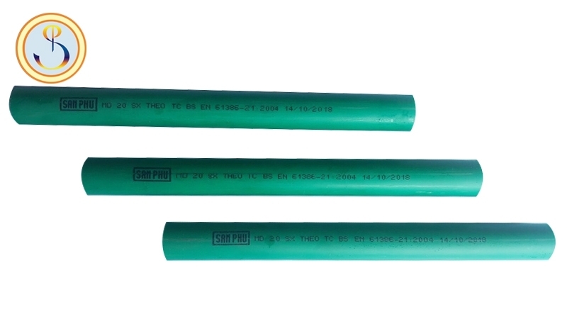 Ống luồn cứng PVC D25 750N_SAM PHÚ (2.92m/Cây)