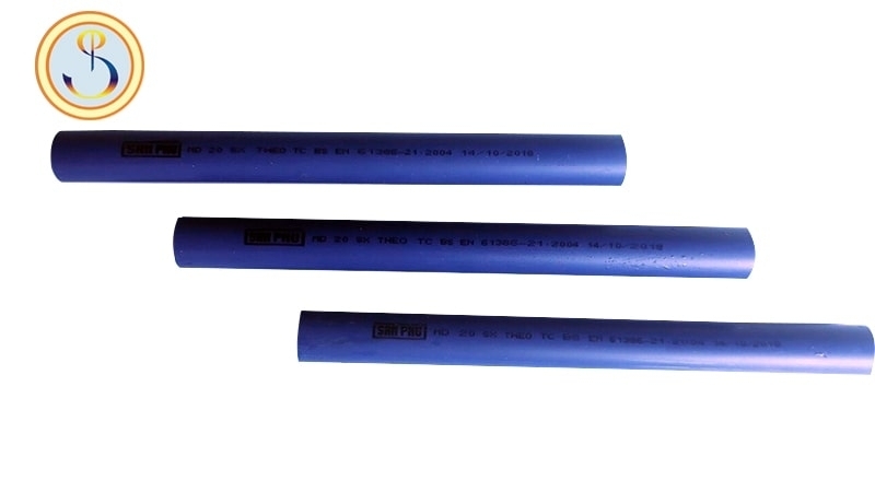 Ống luồn cứng PVC MD1-D16 750N_SAM PHÚ (2.92m/Cây)