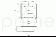 Bồn rửa SC-1-4848_ Sản xuất & Nhập khẩu từ Thái Lan