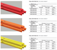 Ống luồn cứng PVC D40 1250N_AC (2.92m/Cây)