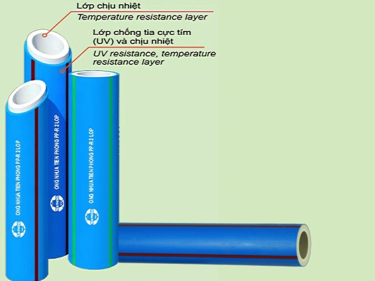 Ống nhựa và Phụ kiện PPR 2 lớp chống tia UV _TIỀN PHONG