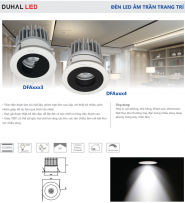 Đèn LED Downlight âm trần