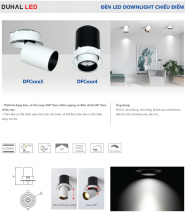 Đèn LED Downlight chiếu điểm
