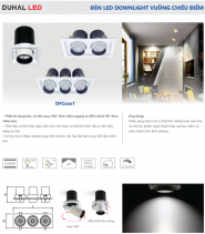 Đèn LED Downlight chiếu điểm