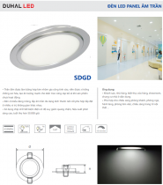 Đèn LED Panel AC âm trần