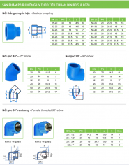 Ống nhựa và Phụ kiện PPR 2 lớp chống tia UV _TIỀN PHONG